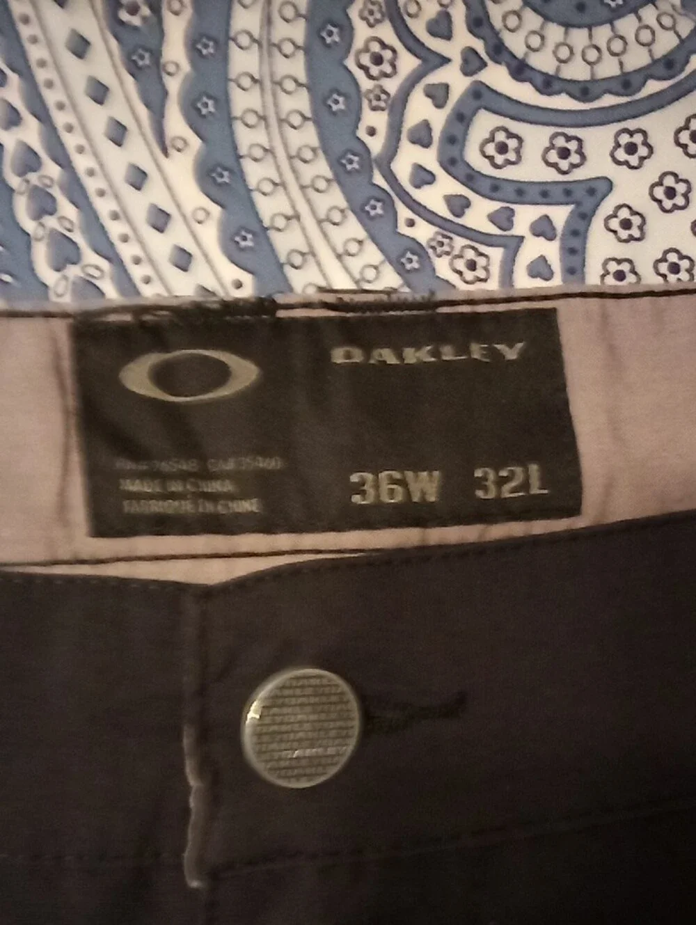 Oakley Men’s Black Athletic Golf Pants
